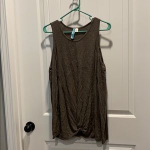 Long sleeved green sweater